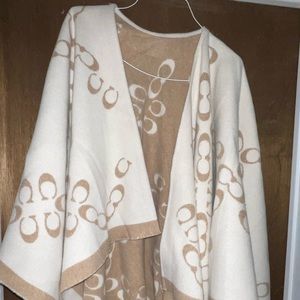 Coach Signature Poncho